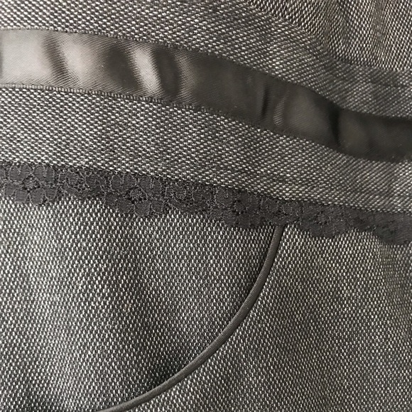 BOSS LADY! 2 Pieces for 1 price Stooshy Dark Gray Blazer With Pencil Skirt - Picture 6 of 16